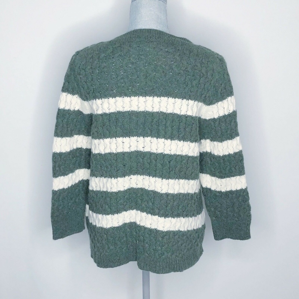 J.CREW Sweater Long Sleeve Knit Green Small (Y27) - Picture 4 of 5